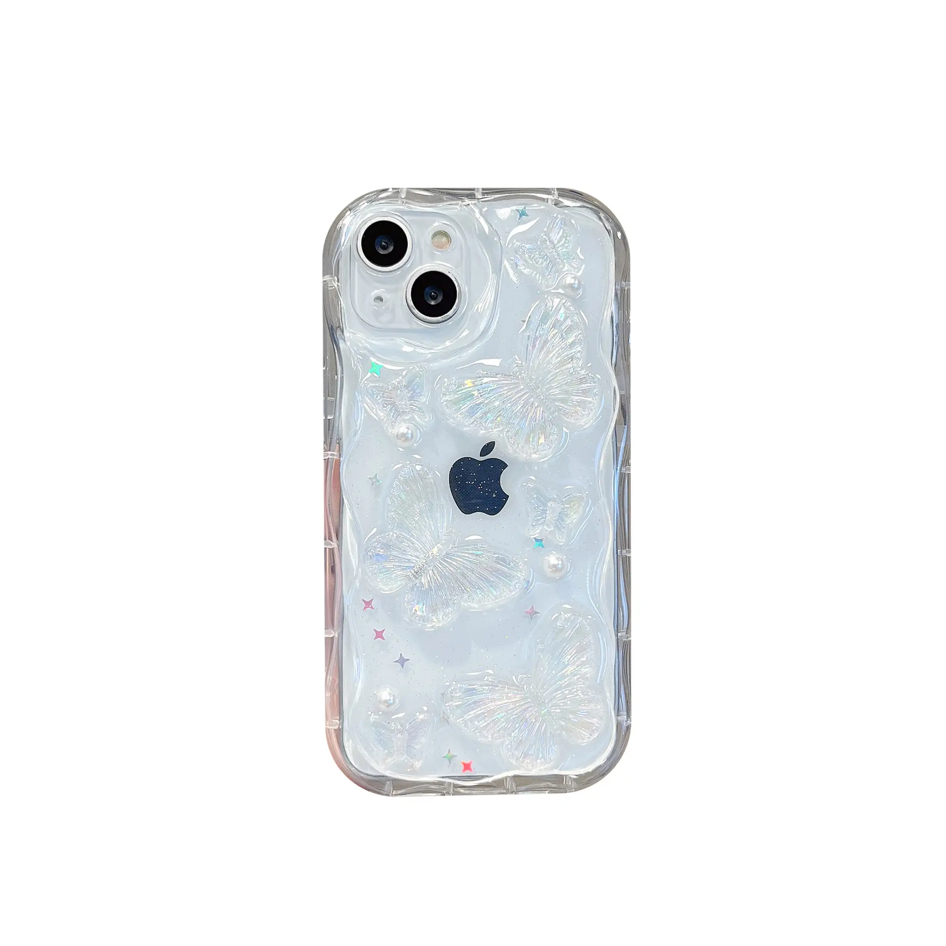 Funda blanda para teléfono móvil de silicona estereoscópica con personalidad creativa para iPhone 15 pro Max accesorios para teléfono móvil