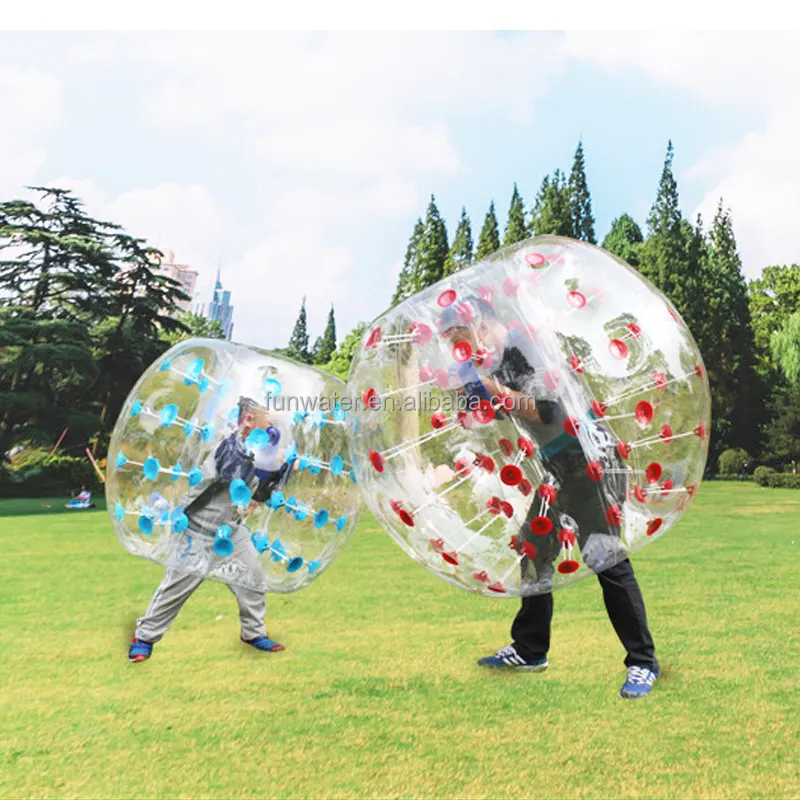 Hochwertiges Tpu-Material Riesiger aufblasbarer Fußball/Stoßstange Bubble Foot/Bubble Football für Erwachsene