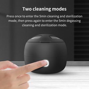 Skymen Factory ODM 200ml nettoyeur de prothèse dentaire à ultrasons Pod dentaire nettoyeur à ultrasons pour retenue pour protège-dents aligneur accolades - Product Image 3