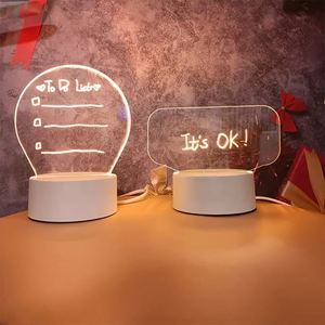 可擦发光留言板，Diy手工文创小礼品Ins网红创意可爱3d夜灯/ - Product Image 2