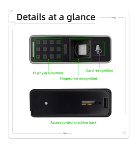 Лучшие цены Wiegand Rfid Usb биометрический отпечаток пальца дверной замок системы контроля доступа - Product Image 3