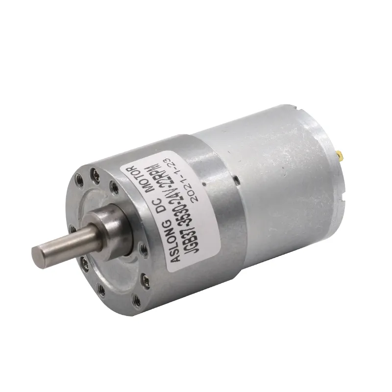 37mm 12v 24V Baixa Velocidade Alto Torque Escovado Puro Mini JGB37-3530 motor de corrente contínua com caixa de velocidades 170 rpm 900