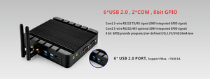 Intel J1900 CPU Fanless Mini Box PC for Digital Signage Media Play NIS-B987 <strong>Thin</strong> <strong>Client</strong> with Dual LAN/2*HDM(I) + 1*VGA - Product Image 5