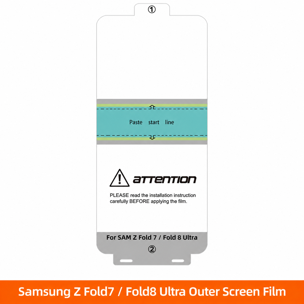 White-Z Fold 7/Fold 8 ultra Outer