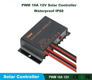 PowMr 10A 12V PWM Solar regler Wasserdichter Solarpanel-Batterie laderegler für den Außenbereich für Solar-PV-Systeme - Product Image 2
