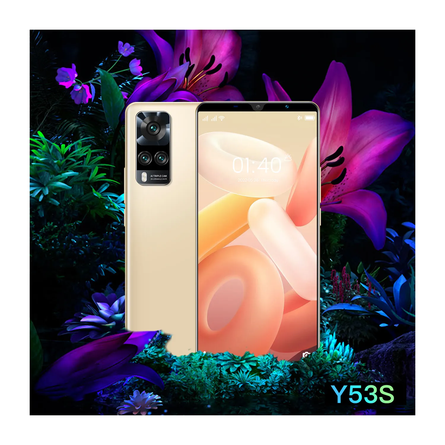 Vendita calda 5.2 pollici Y53S 16GB Ram + 1TB Rom 4G Dual Sim Smartphone Android telefoni cellulari mini telefono cellulare