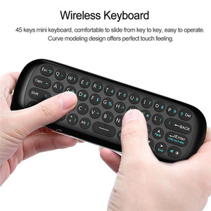 W1 Air Mouse 67 <strong>Keys</strong> 2.4G Wireless Gyro Remote <strong>Control</strong> Mini <strong>Keyboard</strong> for Android Wins Linux MAC Os - Product Image 5