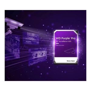 Pro gözetim dahili sabit disk HDD 18TB WD mor SATA 6 Gb/s 512 MB önbellek 3.5in WD181PURP Metal ve plastik sunucu 3 yıl - Product Image 2
