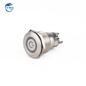 LVBO Waterproof <strong>Push</strong> <strong>Button</strong> <strong>Switch</strong> Momentary <strong>Latching</strong> Metal <strong>Push</strong> <strong>Button</strong> <strong>Switch</strong> 22mm Latch Light <strong>Switch</strong> - Product Image 4