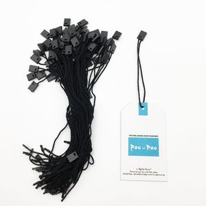 Cadena de etiqueta colgante negra de diseño personalizado de fábrica para ropa - Product Image 1