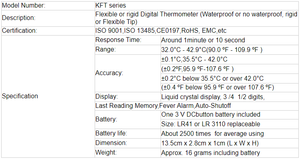 Бытовые водонепроницаемые Мультяшные термометры, звуковой сигнал, гибкий наконечник, медицинский Ректальный цифровой термометр - Product Image 6