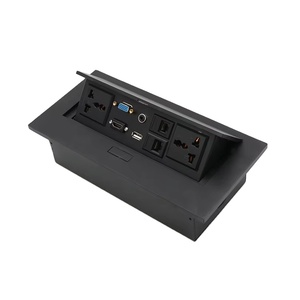 Toma de corriente emergente de acero inoxidable con 2 salidas de CA Enchufe UE Reino Unido EE. UU. Nivel IP55 Longitud del cable de 3m y 5m para cargar - Product Image 1