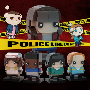 Конструктор «Монстры из сериала «Чудо-вопрос»», фигурки Brick Head, квадратные фигурки Brick Square Head, подарок для детей - Product Image 4