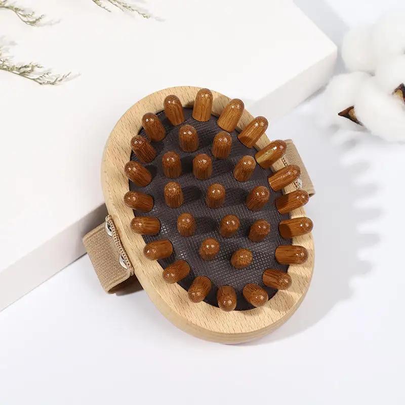 Ownswing Design professionnel Coussin d'air en bois Massage des cheveux Cellulite Sauna Spa Relax Body Brush Peigne Hair Care Gift Item