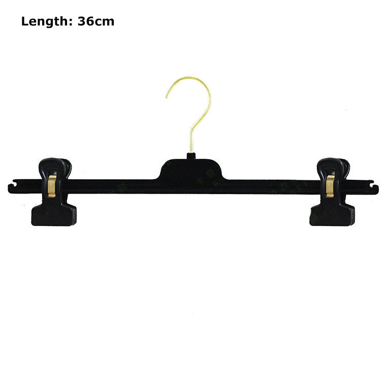 14Appendiabiti sottile nero da 36 cm