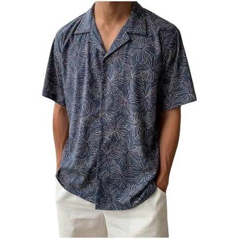 Dark Blue Floral