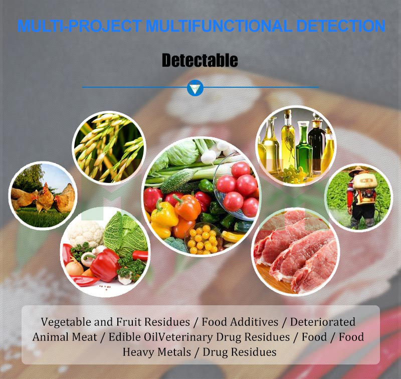 Multi-parameter Food testing equipment Food testing equipment the company