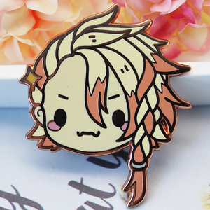 Trẻ Em Quà Tặng Hot Bán Phim Hoạt Hình Mỹ Cô Gái Ngọt Ngào Thiết Kế Trâm <span class=keywords><strong>Pin</strong></span> Phù Hiệu Tùy Chỉnh Anime Headshot Logo Men Cứng Kim Loại <span class=keywords><strong>Pin</strong></span> - Product Image 6