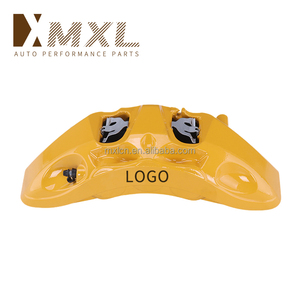 Özelleştirilmiş yüksek ön büyük frenleme kiti 380 6 Pot modifiye yarış fren kaliper ile 410MM FREN DİSKİ MM Rotor kiti - Product Image 4
