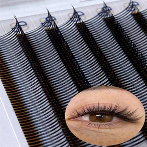 DRAGON 5D Flora Eyelash Wet Look Eyelashes 0.07 C D Premade Spike <strong>Lash</strong> Natural Soft Wet Look <strong>Lashes</strong> Easy Fan EyeLash Extensions - Product Image 1