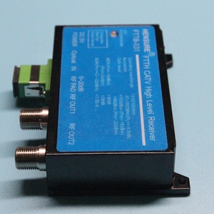 High Level 100dBuv 2 Ausgang Indoor Digital Analog CATV FTTB 1550nm Glasfaser Mini Knoten Optischer Empfänger WDM SC APC SC UPC - Product Image 3