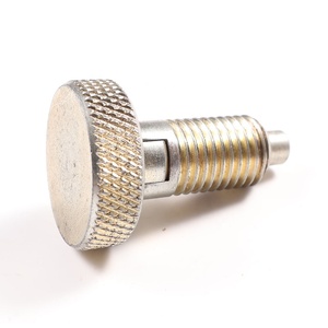 Stainless Steel <strong>Spring</strong>-<strong>loaded</strong> Knurled Knob Head M6 Lock Out Hand <strong>Retractable</strong> Indexing Plunger Release <strong>Pin</strong>