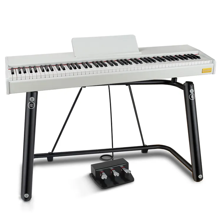 Sıcak satış taşınabilir dijital piyano 88 anahtar dokunmatik hassas çekiç klavyeleri elektrik dijital piyano