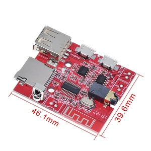 บอร์ดถอดรหัส WAV สำหรับรถยนต์3 W 4.1 MP3โมดูลตัวรับสัญญาณลำโพงรองรับ usb/tf/U-DISK /ir รีโมทคอนโทรลสีแดง - Product Image 5