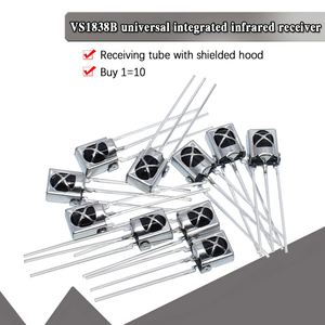 VS1838B Empfänger HX1838 Universal Integrated Universal Infrarot Empfänger Empfänger röhre mit Abschirmung DIP-3 - Product Image 6