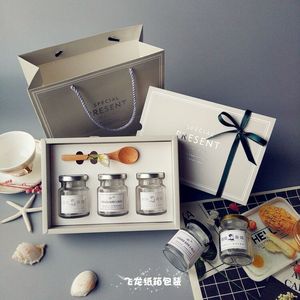 纸板蜂蜜瓶盒鸟巢包装盒，带插入物 - Product Image 2