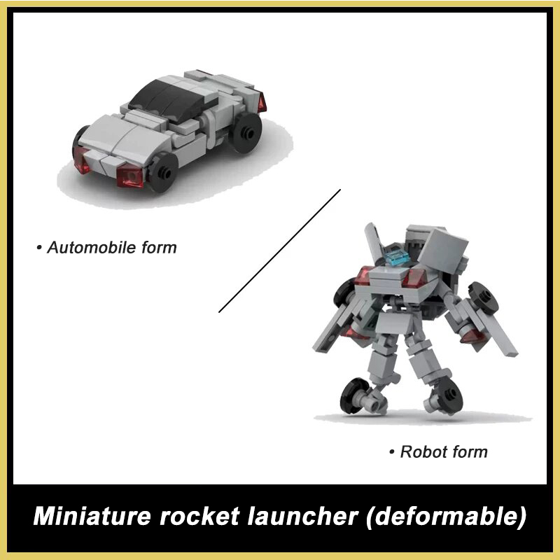 Miniature rocket launcher (deformable)