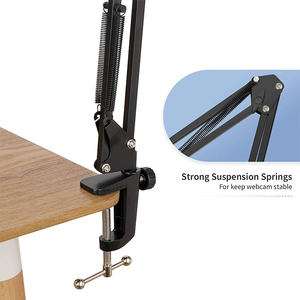 JUNNX esnek havai Tripod bağlama aparatı için kamera kamerası halka ışık, masa üzerinde cep telefonu kafa Tripod Video canlı akış için - Product Image 5