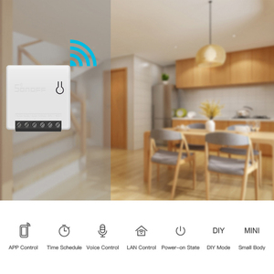 WiFi akıllı anahtar 2 yönlü zamanlayıcı işık ses otomasyon anahtarı uzaktan kumanda modülü Alexa Google ev Sonoff m ile IFTTT çalışma - Product Image 6