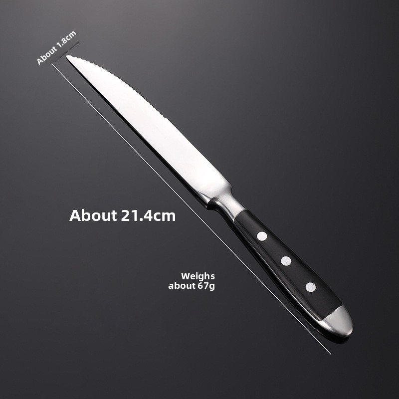 Couteau à steak en argent