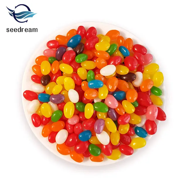 Venta caliente paquete a granel colorido sabor afrutado Jelly Bean fabricante para el día de Pascua