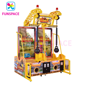 街机区游乐新设计投币游戏大力士锤彩票有奖游戏机 - Product Image 1