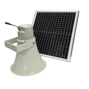 Solar 4G senza fili corno altoparlante 30W inserto SIM/GSM Card supporto One-key allarme trasmissione vocale funzione di riproduzione del testo - Product Image 3
