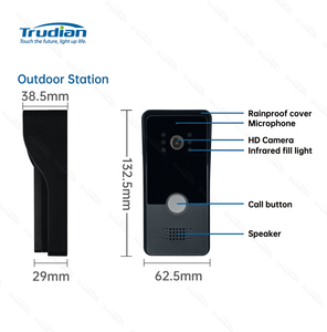 Trudian Smart Tuya Video Intercom System Ring Door Bell Timbre Cámara Interfono Puerta Teléfonos Timbre Cámara con Monitor - Product Image 3