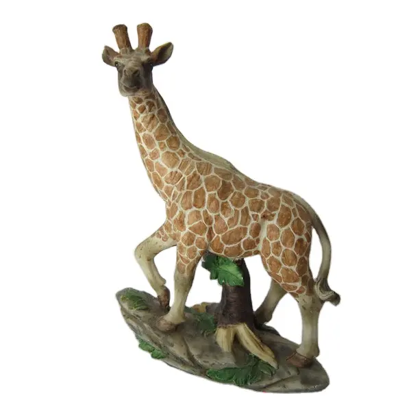 Figuras de brinquedo de girafa africana, animais da selva, brinquedo realista de 5 polegadas