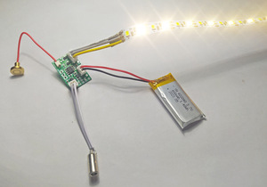 <strong>DIY</strong> Full Set Solderless 5V Circuit Board Double Color CCT <strong>Led</strong> PCB Stepless Dimming Touch Nightlight Table Lamps Modules - Product Image 3