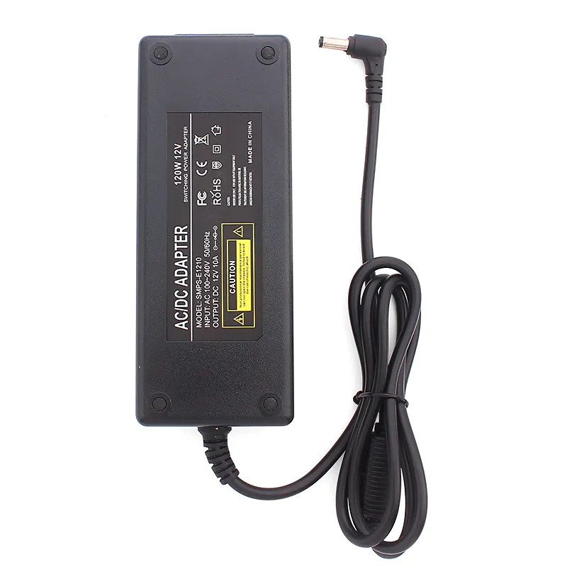 SMPS-E1210 US Plug 12V 10A Desktop Type High Quality Power Adapter Switching Power Supply for CCTV LED LCD with DC 5.5*2.5mm