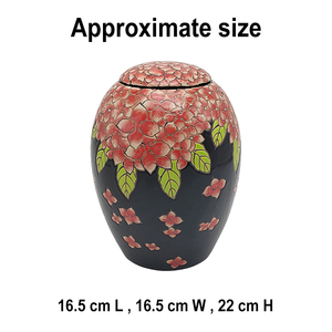 Qianrui Vẽ Tay Đầy Màu Hoa Tú Cầu Nghệ Thuật Gốm Vảo-Bền Hoa Kỷ Niệm Trang Trí Nghệ Thuật Mảnh - Product Image 2