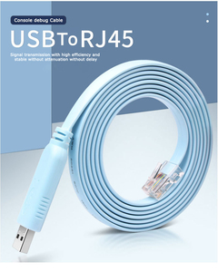 <strong>Usb</strong> to RJ45 Console Debugging Cable Router Control Cable Switch <strong>Serial</strong> Port RS232 Control Conversion Cable - Product Image 2