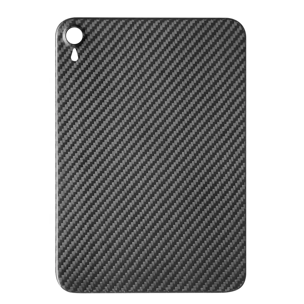 Grosir casing tablet serat karbon asli awet untuk iPad mini 6 sarung dengan logo kustom magnet kuat