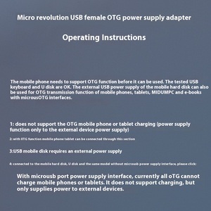 USB Micro cavo dati OTG universale veloce ricarica veloce convertitore di trasmissione per Tablet Phone nuova condizione PC US - Product Image 4