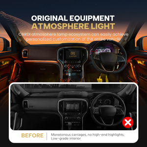 ระบบไฟส่องสว่างภายในห้องโดยสารของ Mahindra Scorpio N 12V LED ปรับแต่งรถด้วยแสงโดยรอบ - Product Image 2