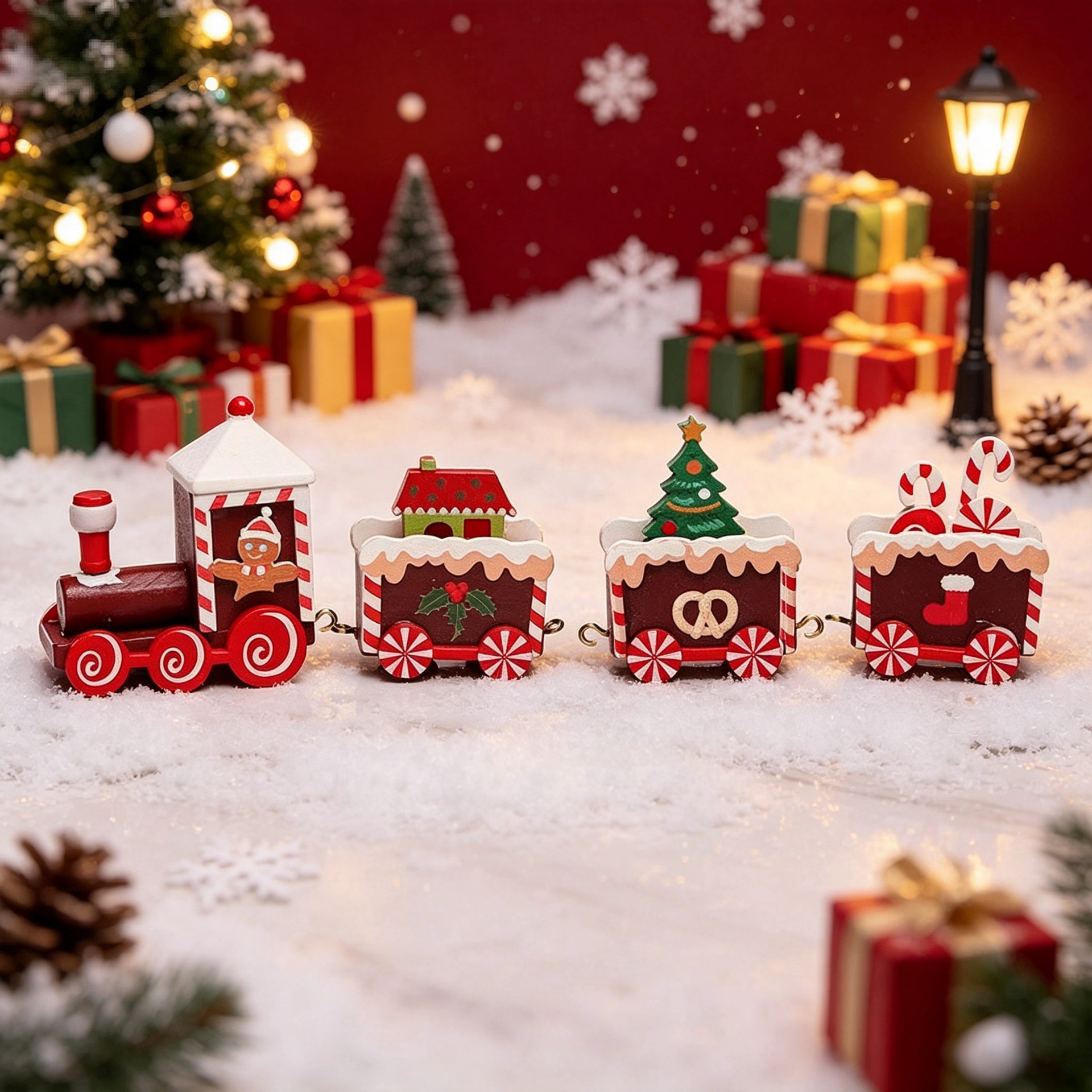 Christmas gift box style