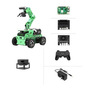 Görsel tanıma, ses kontrolü ve gelişmiş direksiyon şasisi ile AI destekli robotik. Kök projeleri için programlanabilir