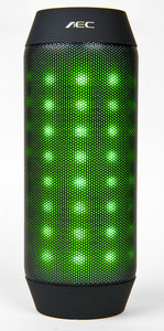 AFK-Subwoofer inalámbrico portátil, altavoz estéreo HIFI con micrófono, tarjeta TF, Radio FM, luz LED colorida - Product Image 5