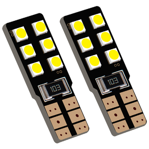 หลอดไฟ LED T10 W5w สำหรับรถยนต์12V 24V หลอดไฟ LED แคนบัส2016 LED T10 W5w T10 3030smd อุปกรณ์ตกแต่งรถยนต์ไฟ DRL KD044 - Product Image 3